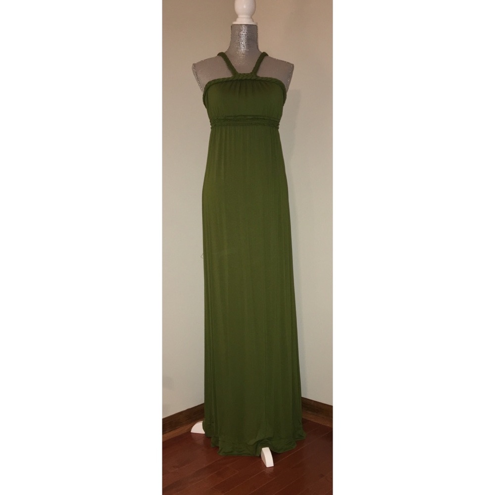 Cute green maxi dress